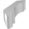 Ekena Millwork 5 1/2-in. W x 16-in. D x 20-in. H Olympic Architectural Grade PVC Knee Brace BRCP055X16X20OLY - alternate 6